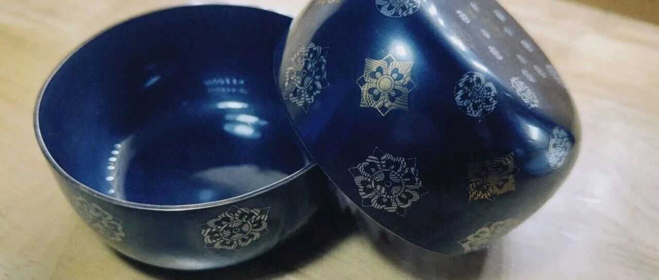 数字加密错金银《花布碗》